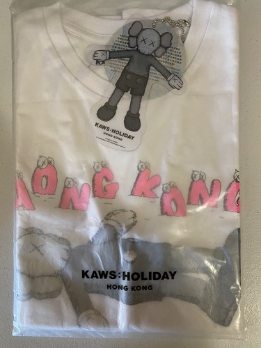 KAWS HOLIDAY Hong Kong T-Shirt White 