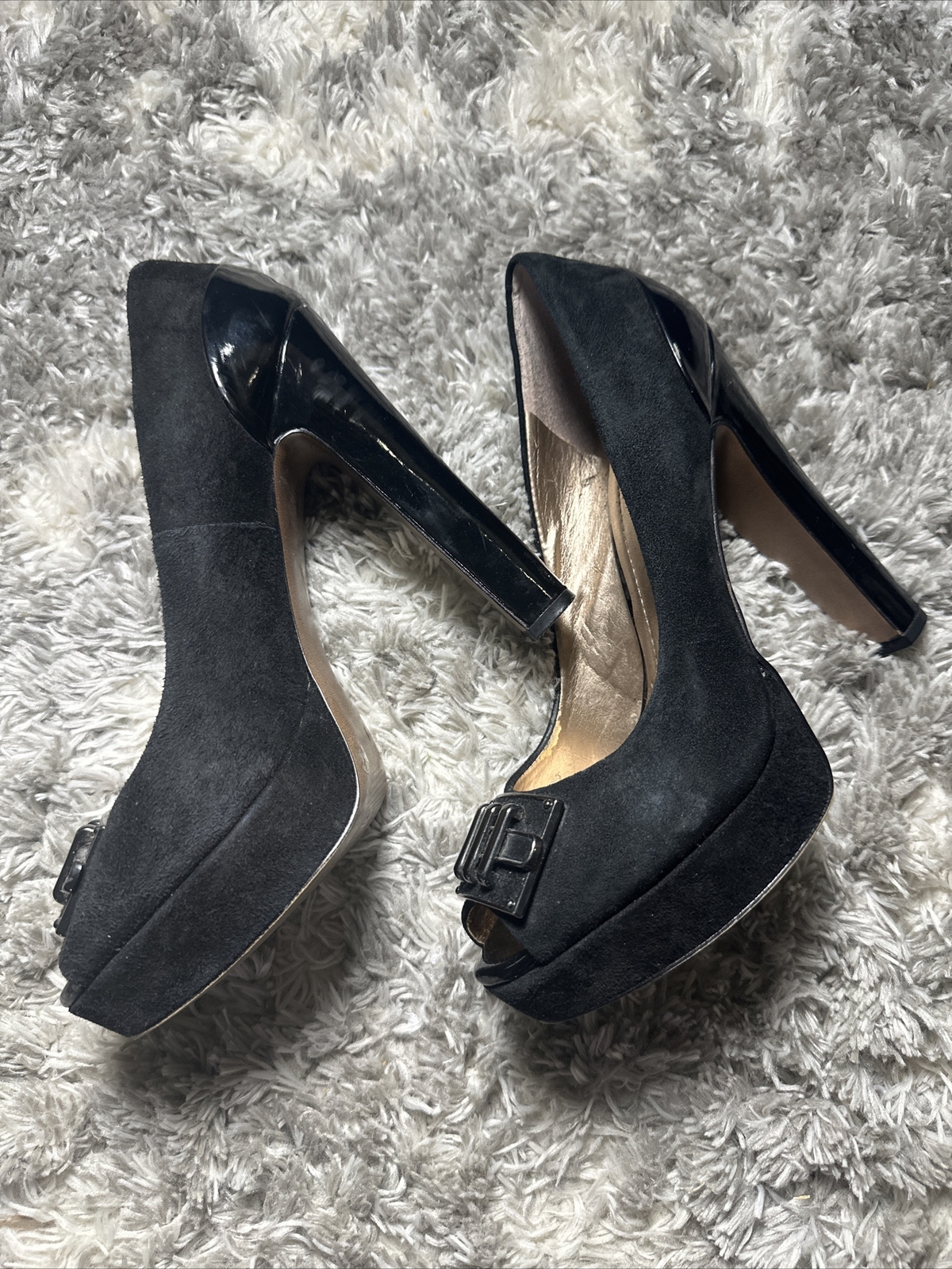 BCBG Generation Women Shoes Black Size 7 Suede An… - image 5