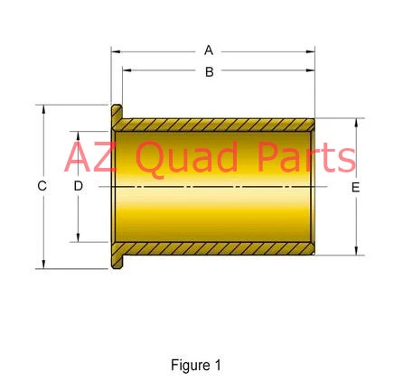 Conjunto de pares de buchas de braço oscilante bronze branco Kibble vários Honda CB750 CB CJ XL - Imagem 2 de 2