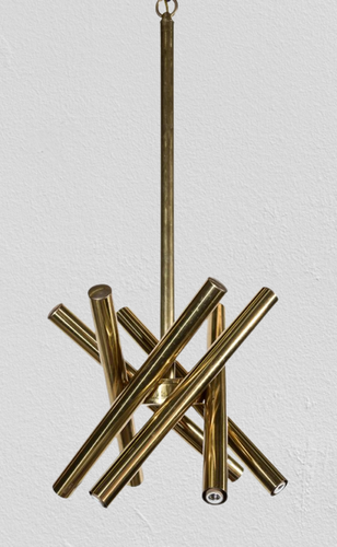 Luminaire Mural Spoutnik Style Mid-century Moderne En Laiton Brut Réglable Avec LED