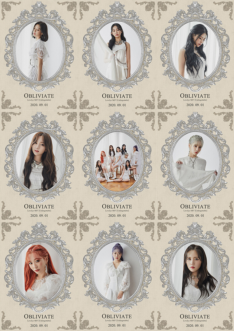 LOVELYZ [UNFORGETTABLE] 7th Mini Album CD+POSTER+Photo Book+2 Card