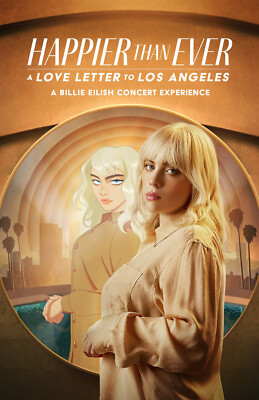 BB1796 Happier Than Ever A Love Letter to Los Angeles 2021 Movie Poster 11x17