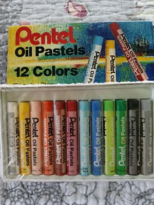 Pentel PHN-12 Oil Pastels Set - 12 Colors 999991142687| eBay