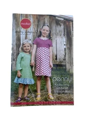 Modkid Penny Knit Dress and Top Sewing Pattern Patty Young Uncut Size 2T-10