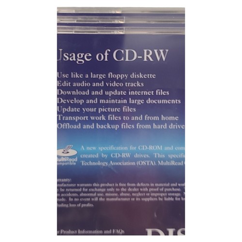 CD RW Disc 650MB 74 Min Bundle Of 3 - Picture 15 of 19