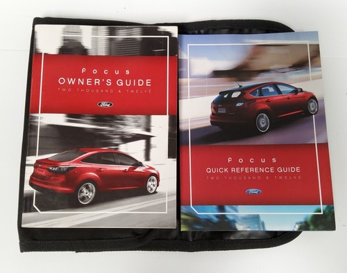 2012 Ford Focus Factory Original Glovebox Owners Manual Book Portfolio