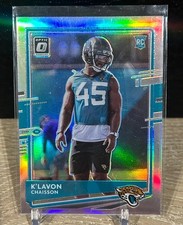 2020-donruss-optic-silver-prizm-117-klavon-chaisson-jaguars-lsu-rc-patriots
