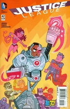 Justice League #42B Hipp Variant VF 2015 Stock Image