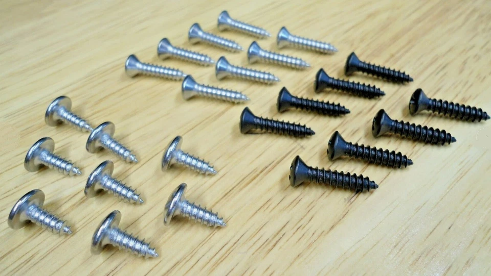 ¡20 CANALES DE GOTEO Y 24 TORNILLOS DE BISEL/AJUSTE! PARA CAMARO ANTIGUO NOVA FIREBIRD GTO 442 ETC Foto 2 de 4