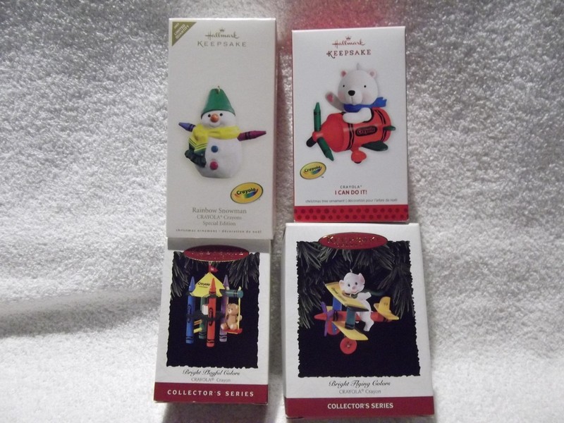 Hallmark Crayola 1994 Bright Playful Colors 1996 Flying 2007 Rainbow 2013 I Can