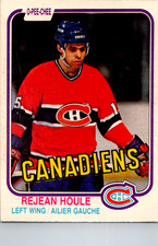 1981-82 O-Pee-Chee Rejean Houle #183 Montreal Canadiens
