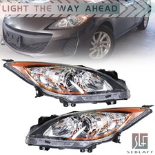 Fit For Mazda 3 2010 2011 2012 2013 Headlight Clear Lens Halogen Type Rightleft