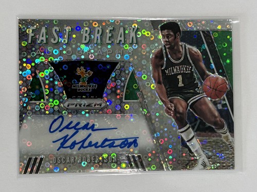 Oscar Robertson #FBORB 2018 Panini Prizm Fast Break Autographs card