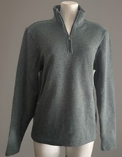 Old Navy Women's M 1/4 Zip Heather Green Pullover Jacket Long Sleeve