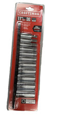Craftsman Deep Socket Set 11-piece Sae 38 Drive 6-point Cmmt12044