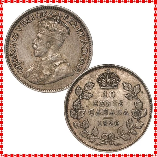 1920 Canada 10 Cents — photo from another recent sale