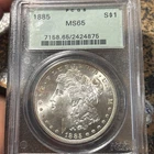 1885 O Morgan Silver Dollar PCGS MS-65 OGH Auction No Reserve
