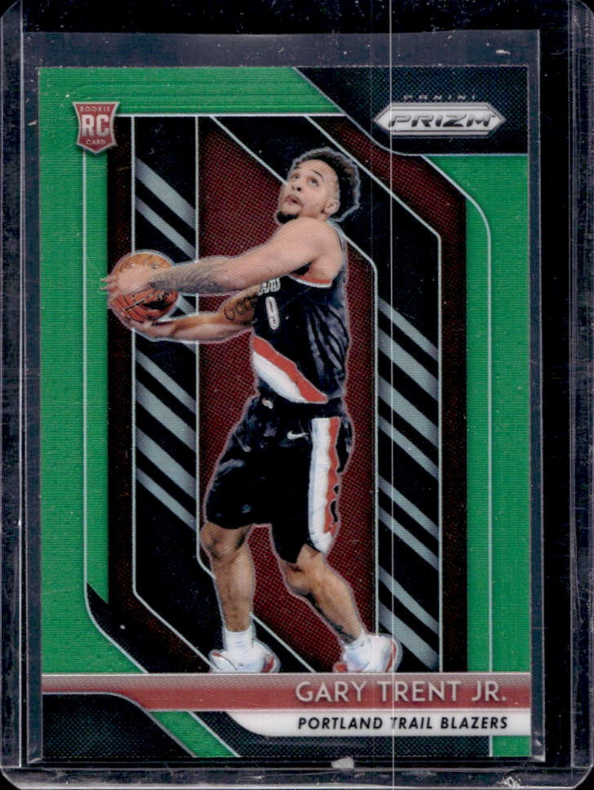 2018-19 Prizm Gary Trent Jr. RC Prizm Green Rookie #71 Trail Blazers