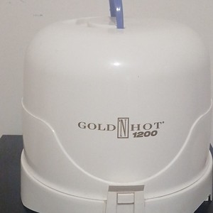 Gold N Hot 1200 Hood Dryer White Bonnet Style Hair Dryer for Hair Styling