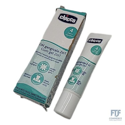 Chicco 020830 - Gel Gengivale 2 in 1, 4 mesi+