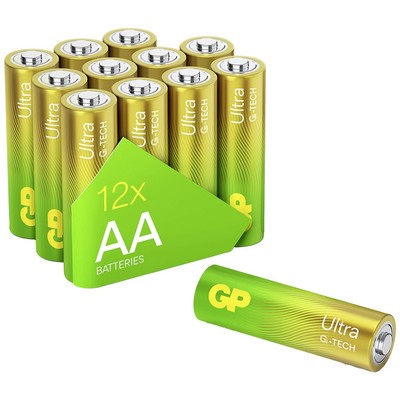 GP Ultra Mignon (AA)-Batterie Alkali-Mangan  1.5 V 12 St.