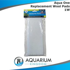 25001W Aqua One Wool Pad 1W - AquaStyle Tank 126/380 2 Pack Filter Media