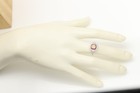 Art Deco Yellow Diamond Ring Natural Ruby Diamonds Solid 18k (#10) 0.71 — photo 4