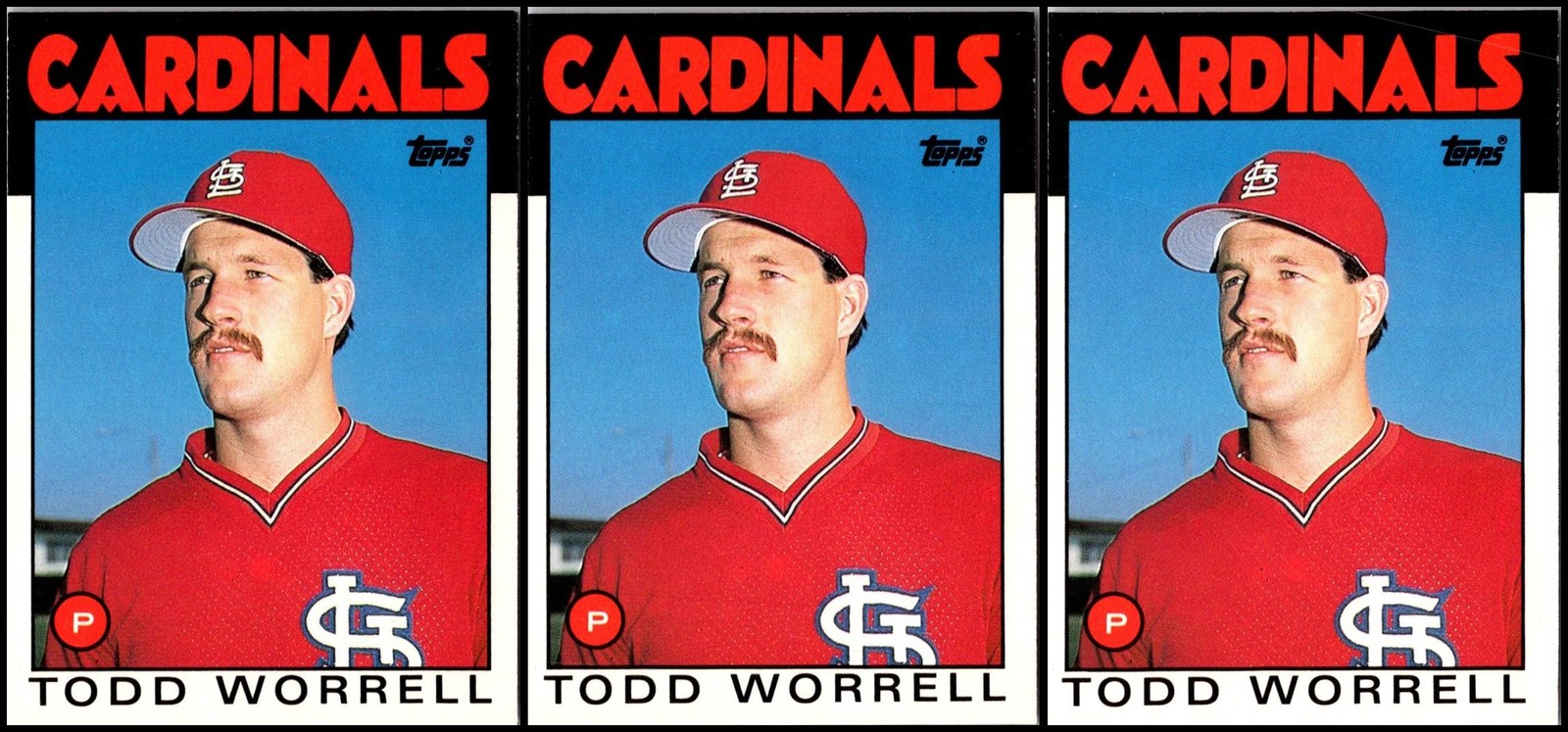 Topps Traded Todd Worrell (3) Card Lot - EXCLUSIVE OFFER – ACT QUICK!