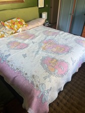 Rare Walt Disney Vintage Cinderella Prince Charming Acrylic Blanket Throw 86X70