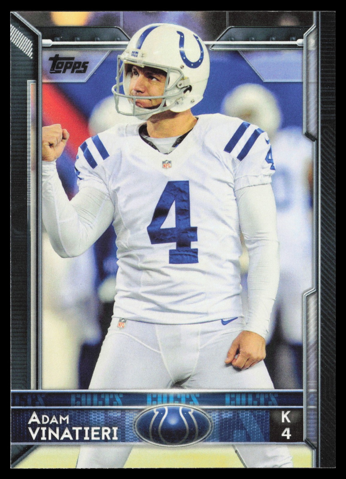 2015 Topps #193 Adam Vinatieri Indianapolis Colts Football Card