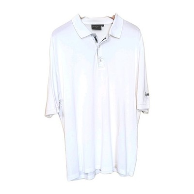 Bobby Jones Polo Shirt Mens 2XL Ivory Short Sleeve Golf Casual