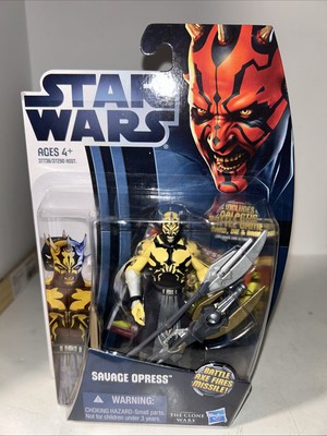 Star Wars, The Clone Wars CW3- Savage Opress Figure (2012) New