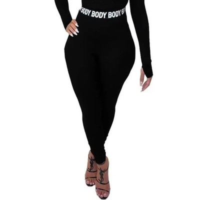 Supply Demand Women Body Crop Leggings Black