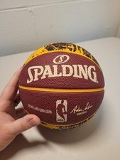 Spalding Cleveland Cavaliers Cavs Arena Exclusive Mini Basketball Wine Gold