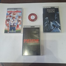 UMD Video PSP lot of 4 Freddy vs Jason, Predator, Spider Man 2,  one more