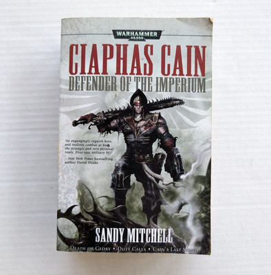 Ciaphas Cain Defender of the Imperium Paperback Warhammer Sandy Mitchell 1st Ed