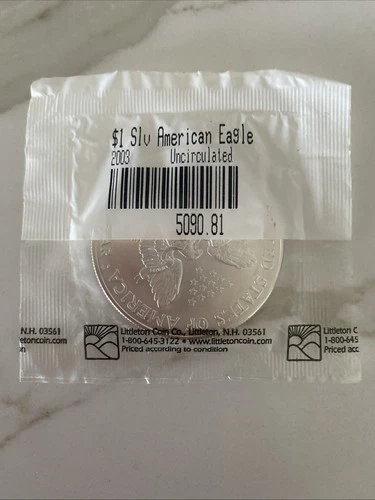 2003 Silver American Eagle 1 oz  Uncirculated