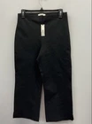 Banana Republic Women's Black Ponte Knit Front Seam Pull-On Pants Sz M NWT