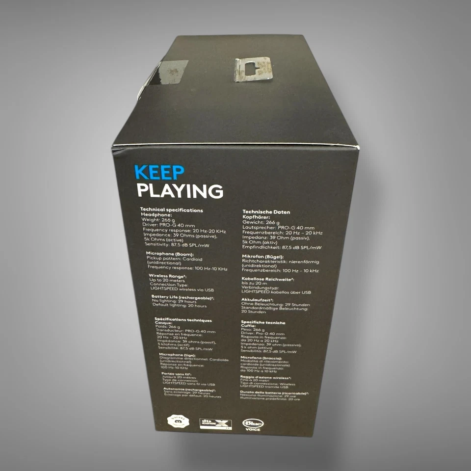 Logitech G733 Kabelloses Lightspeed RGB Gaming-Headset - Schwarz - NEU & OVP - Bild 4 von 4