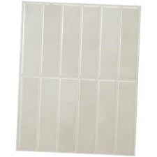  Peel and Stick Backsplash - 5 Sheets of 11.43" x 9" - 3D Essaouira White Grey