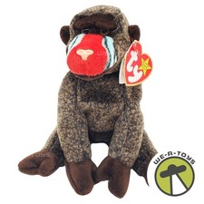 Ty Beanie Babies Cheeks the Baboon Plush 1999