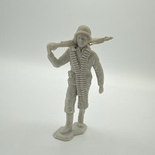 Vintage Louis MARX WWII German Soldier Plastic Army Man - Gray