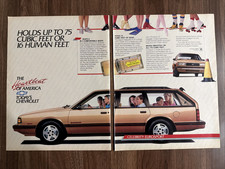 Chevrolet Celebrity Eurosport Print Ad Holds 75 Cubic Feet Or 16 Human Feet 80s Chevrolet Celebrity Eurosport Print Ad Holds 75 Cubic Feet Or 16 Human Feet 80s