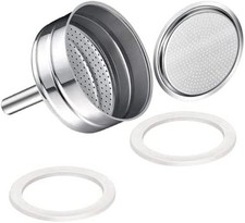 Saraoriginalshop Ricambi Moka 2 Tazze Set 4pz | Garanzia 24 mesi