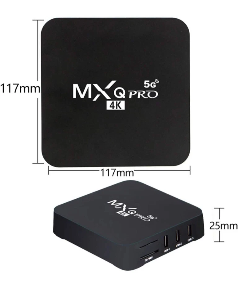 MXQ Pro 4K Android 10.1 2G+16G WiFi:2.4G/5G TV Box, 64 Bit CPU, 4Core CPU,4K UCD - Image 2 of 3