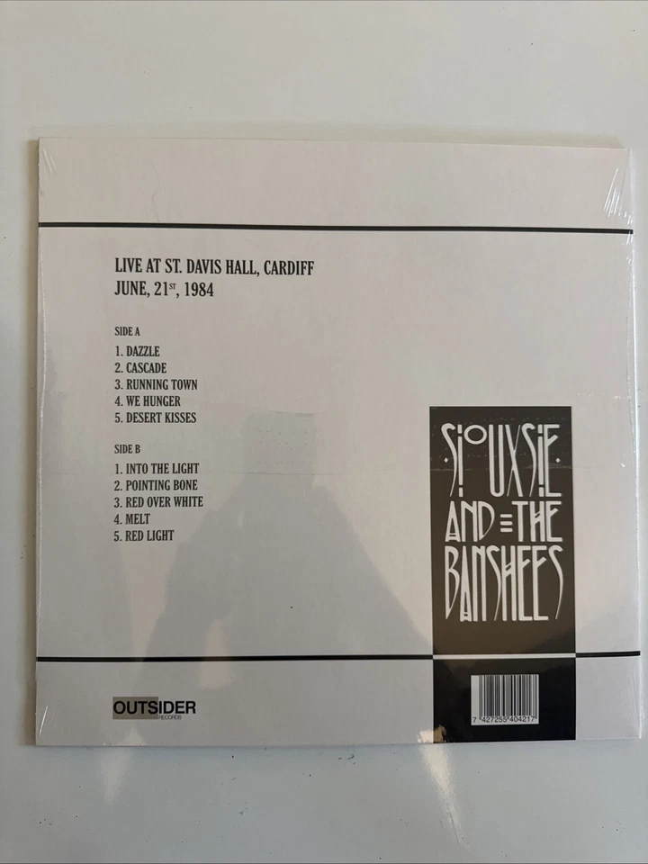 NEW+SEALED LP! SIOUXSIE AND THE BANSHEES * A RED LIGHT IN CARDIFF VOL.1 *PINK!!! - Image 3 of 4