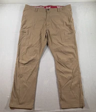 Wrangler All Terrain Gear Hiking Pants Mens 42x31 Beige Khaki Stretch ATG