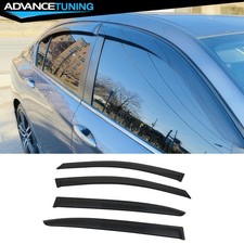 Fits 13-17 Honda Accord Sedan Acrylic Window Vent Visor Rain Guard Deflector 4pc Fits 13-17 Honda Accord Sedan Acrylic Window Vent Visor Rain Guard Deflector 4pc