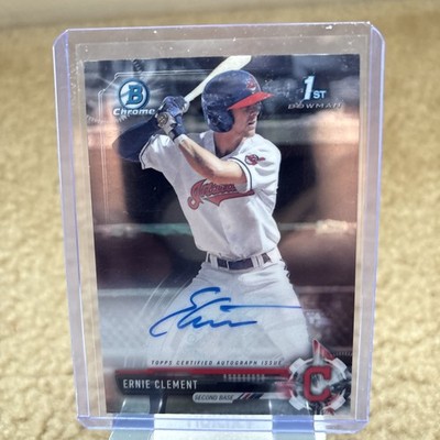 2017 Bowman Draft - Chrome Draft Pick Autographs Ernie Clement #CDA-EC (AU, RC)