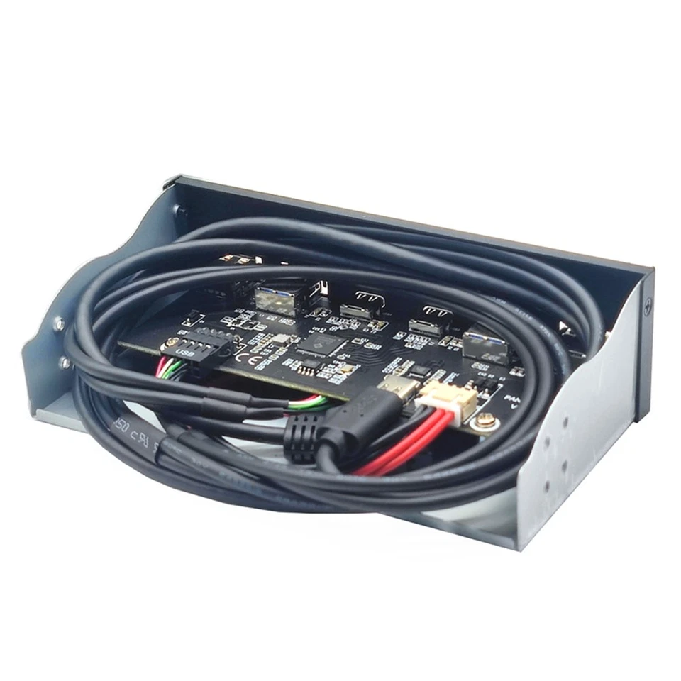 USB 3.0 Front Panel für Desktop 5,25 Zoll CD-ROM Laufwerksschacht USB3.0/3.2 19Pin7026 - Bild 3 von 4